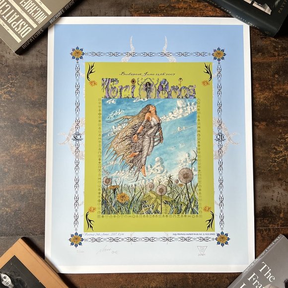 MINT Tori Amos Budapest 2007 by Macrae/Ulysses, S&N and Doodled by Macrae, 21x17 - Picture 9 of 9